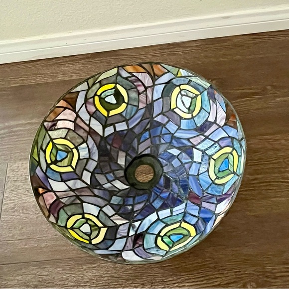 Stunning Mosaic Glass Art Multicolor Lamp shade - Picture 4 of 14